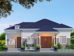 Thiết kế thi công trọn gói biệt thự mái nhật tại Dĩ An Bình Dương