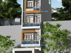 Mẫu 3 - Thi công nhà phố trọn gói tại Bình Dương